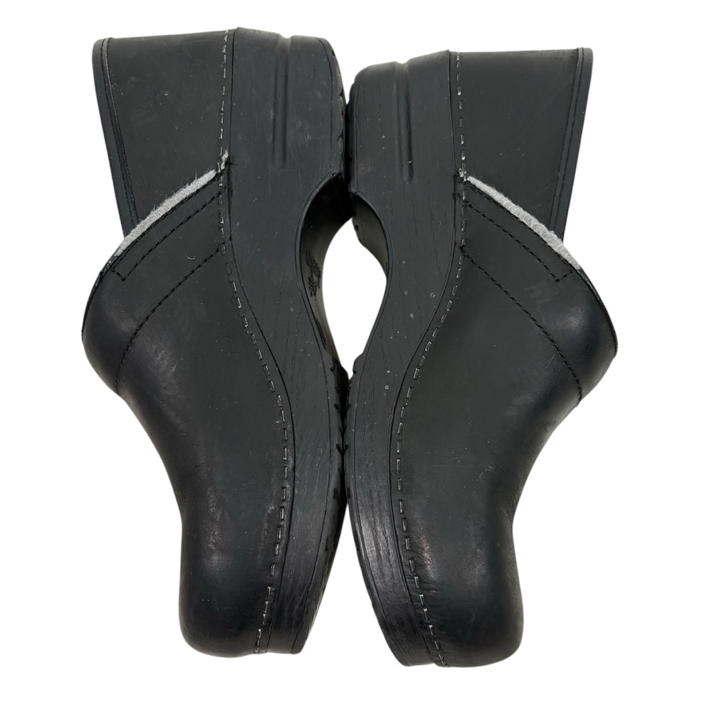 Dansko 40 Womens Solid Black Slip On Clogs Career Work Office Comfort Nurse Shoe - Picture 10 of 10